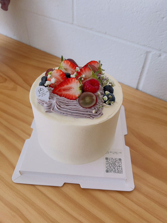 Vanilla Taro / Milk Tea Taro Cream Cake