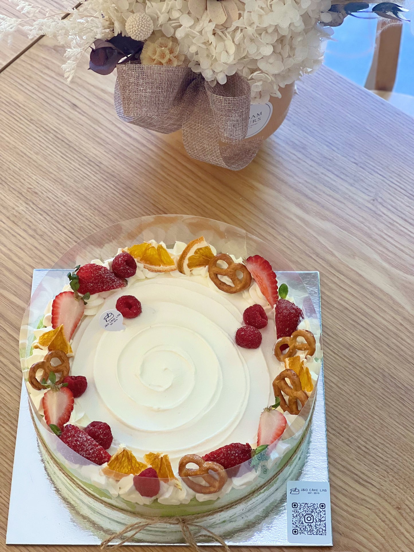Matcha Red Bean Mille Crepe Cake