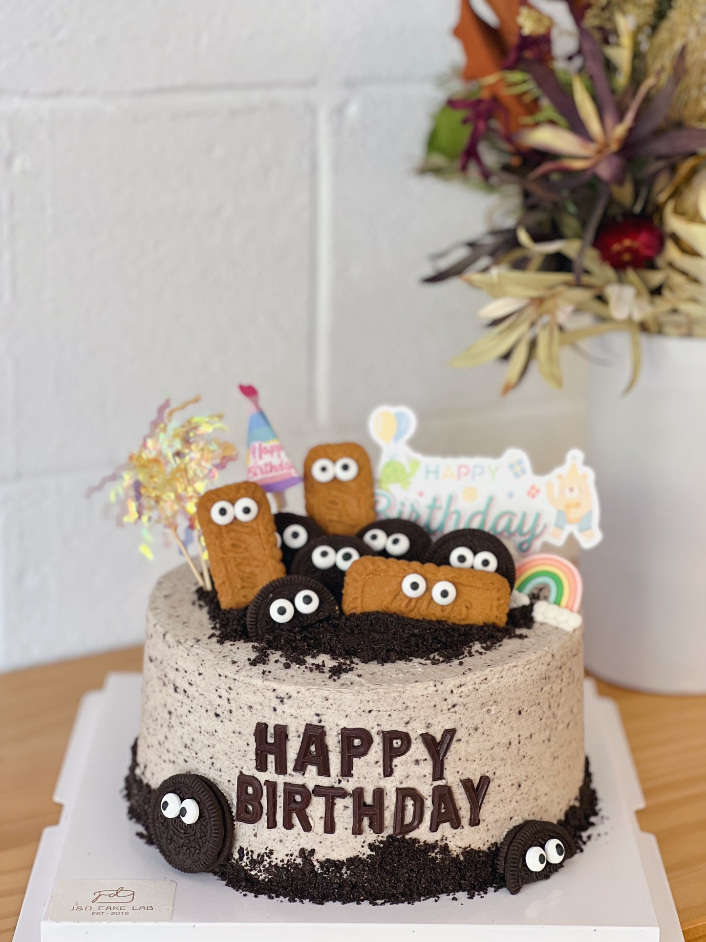 Chocolate Sea Salt Oreo Birthday Cake