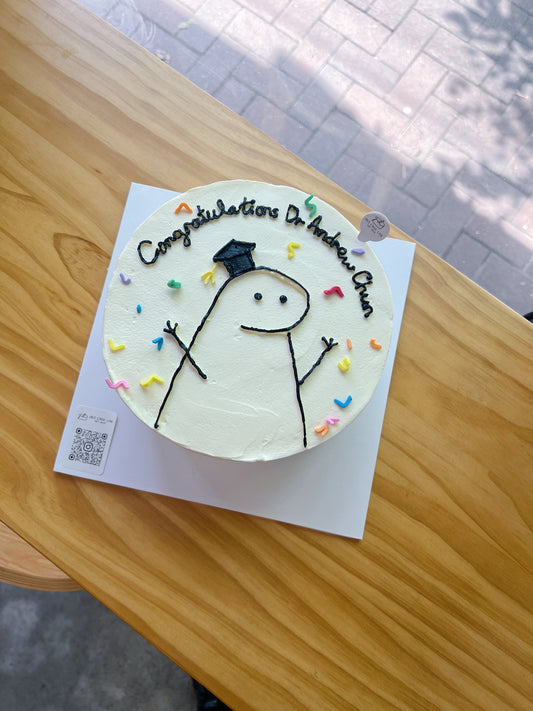 The Flork Graduation Cake