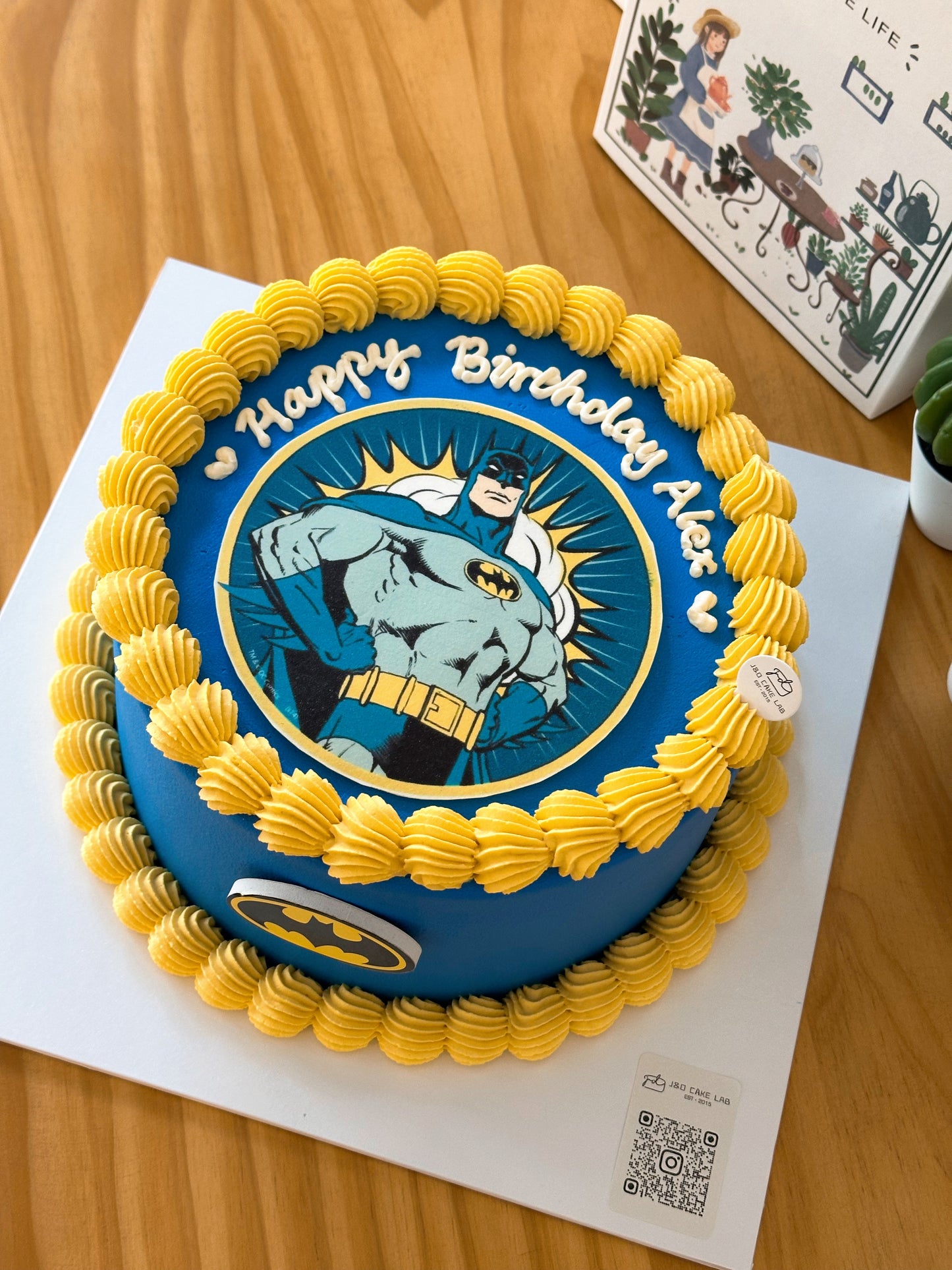 Edible Printing Batman Birthday Cake