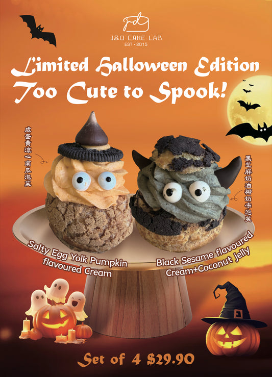 Halloween Special Cream Puff Set of 4