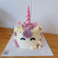 Fondant Unicorn Birthday Cake
