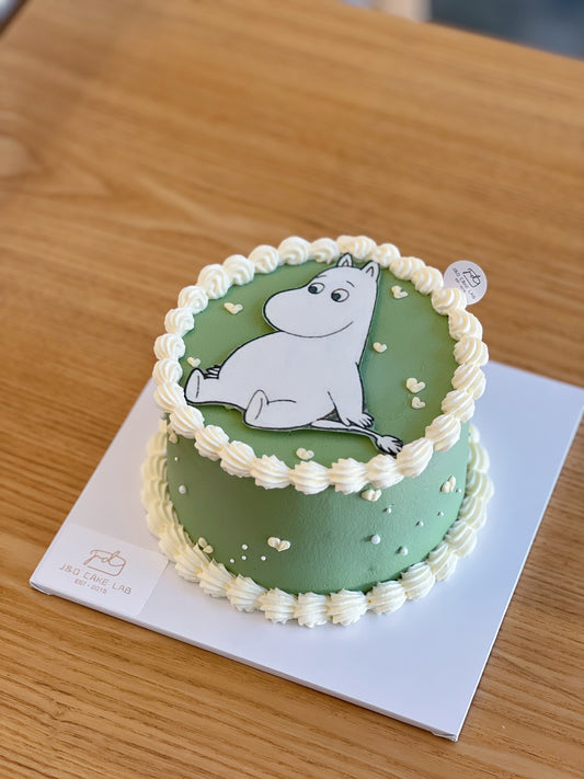 Edible Printing Moomins Birthday Cake