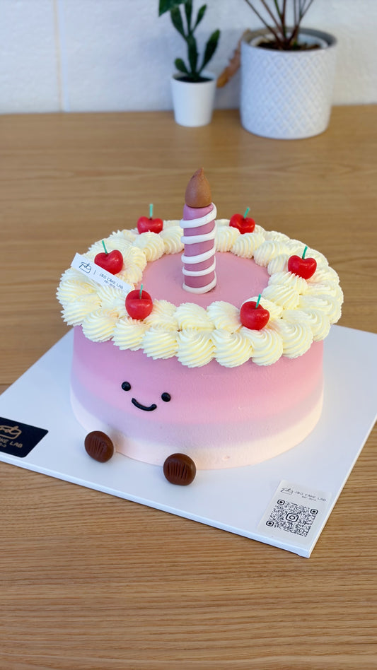Pastel Cherries Jellycat Cake