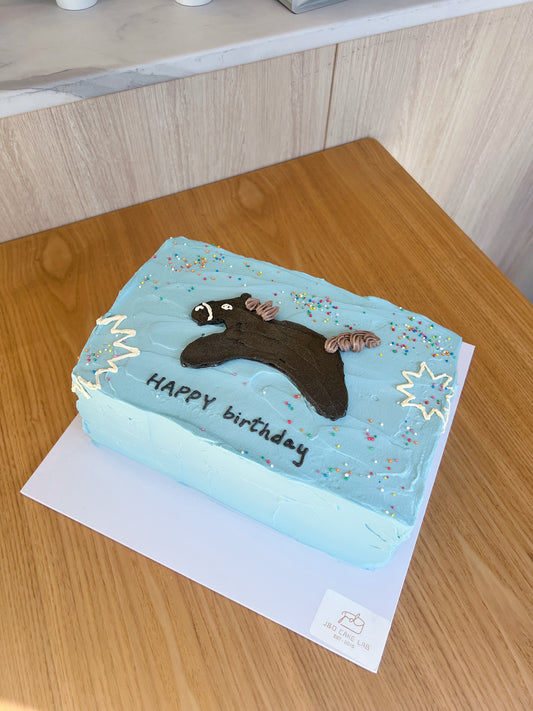 Pony In The Blue Sky Cake