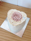 Rose Heart-Shaped Cake