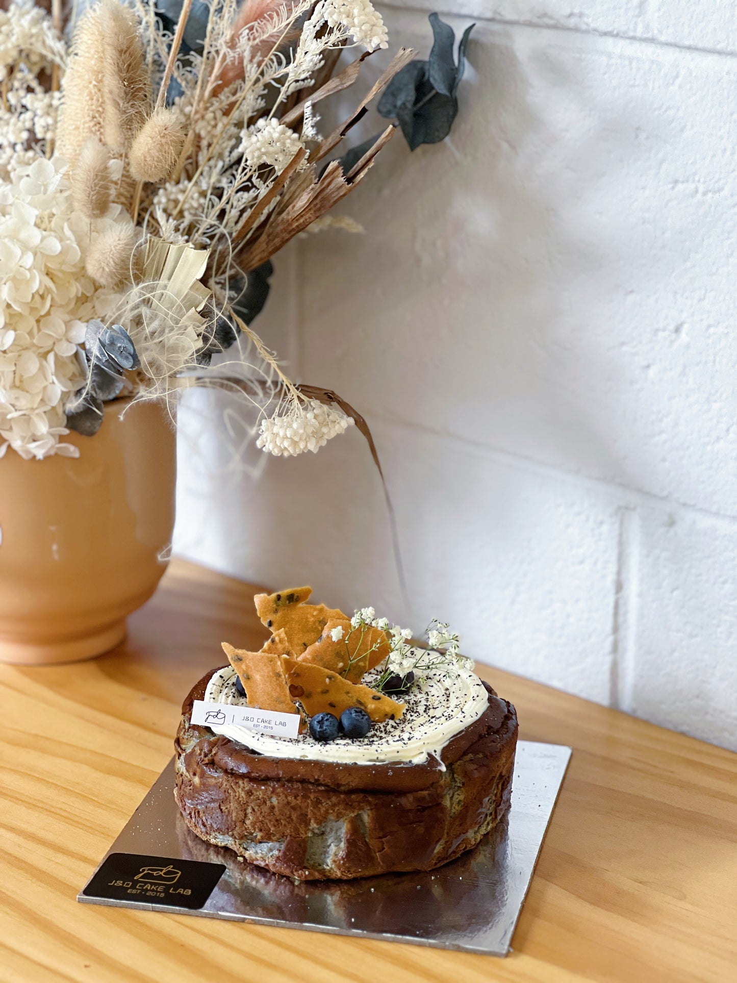 Black Sesame Basque Burnt Cheesecake