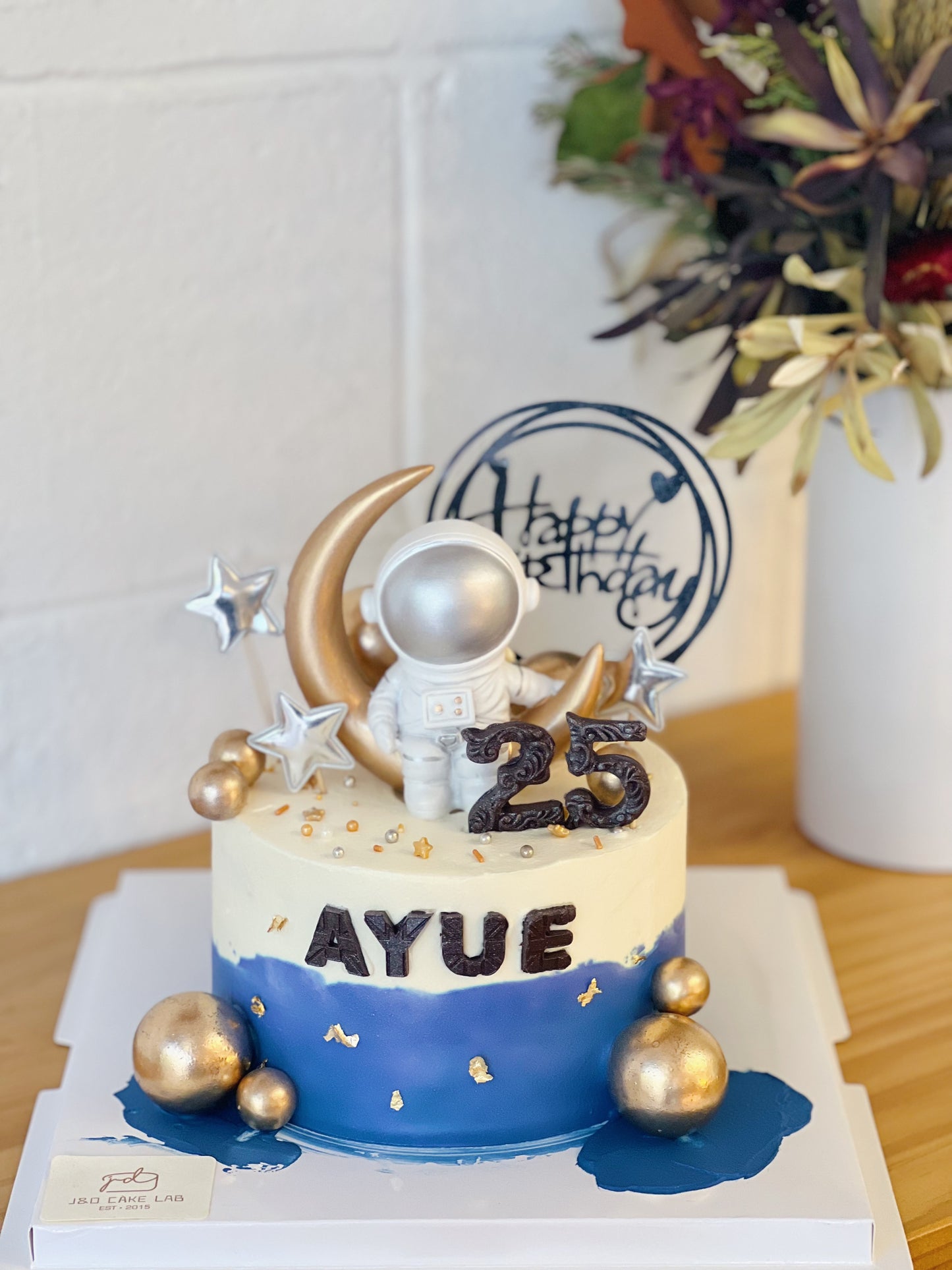 Astronaut Birthday Cake