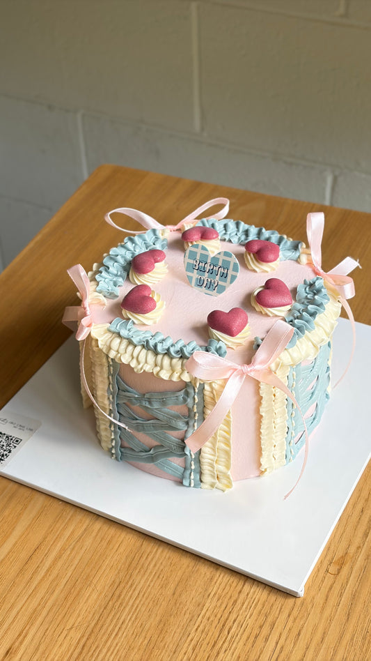 Lolita Laced Heart Cake