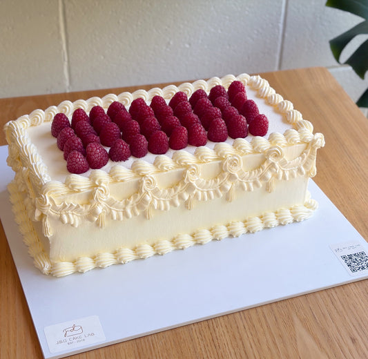 Grand Rectangle French Romance Banquet Cake