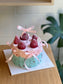 Pastel Ribbon & Ruffles Cake