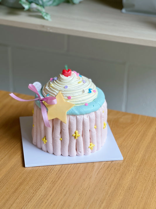 Girly Pastel Giant Cupcake