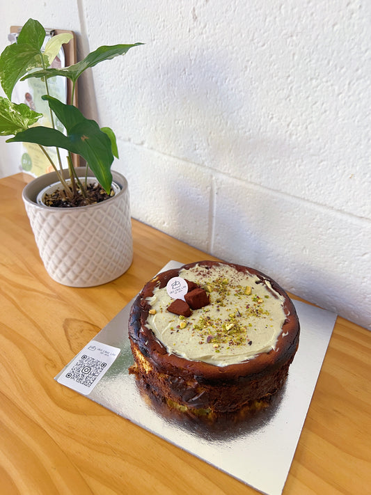 Pistachio Basque Burnt Cheesecake