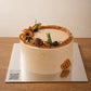 Classic Chestnut Cream Cake with chestnut piping and elegant decorations in Adelaide