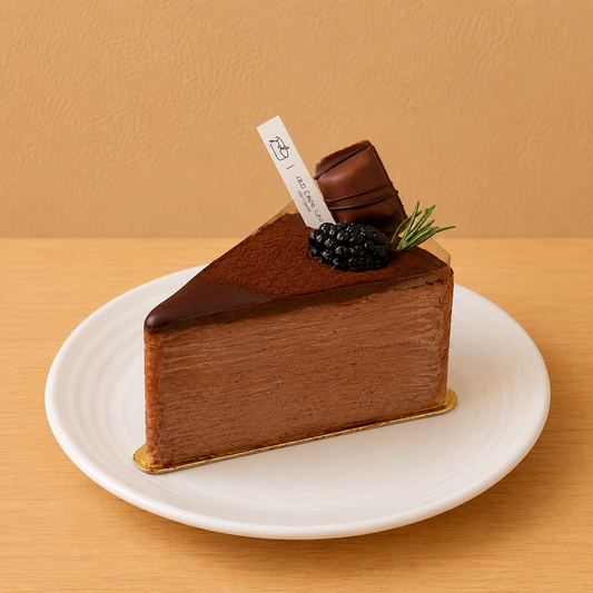 Chocolate Mille Crepe Sliced Cake