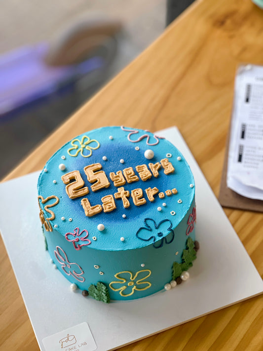 SpongeBob's "Years Later" Cake