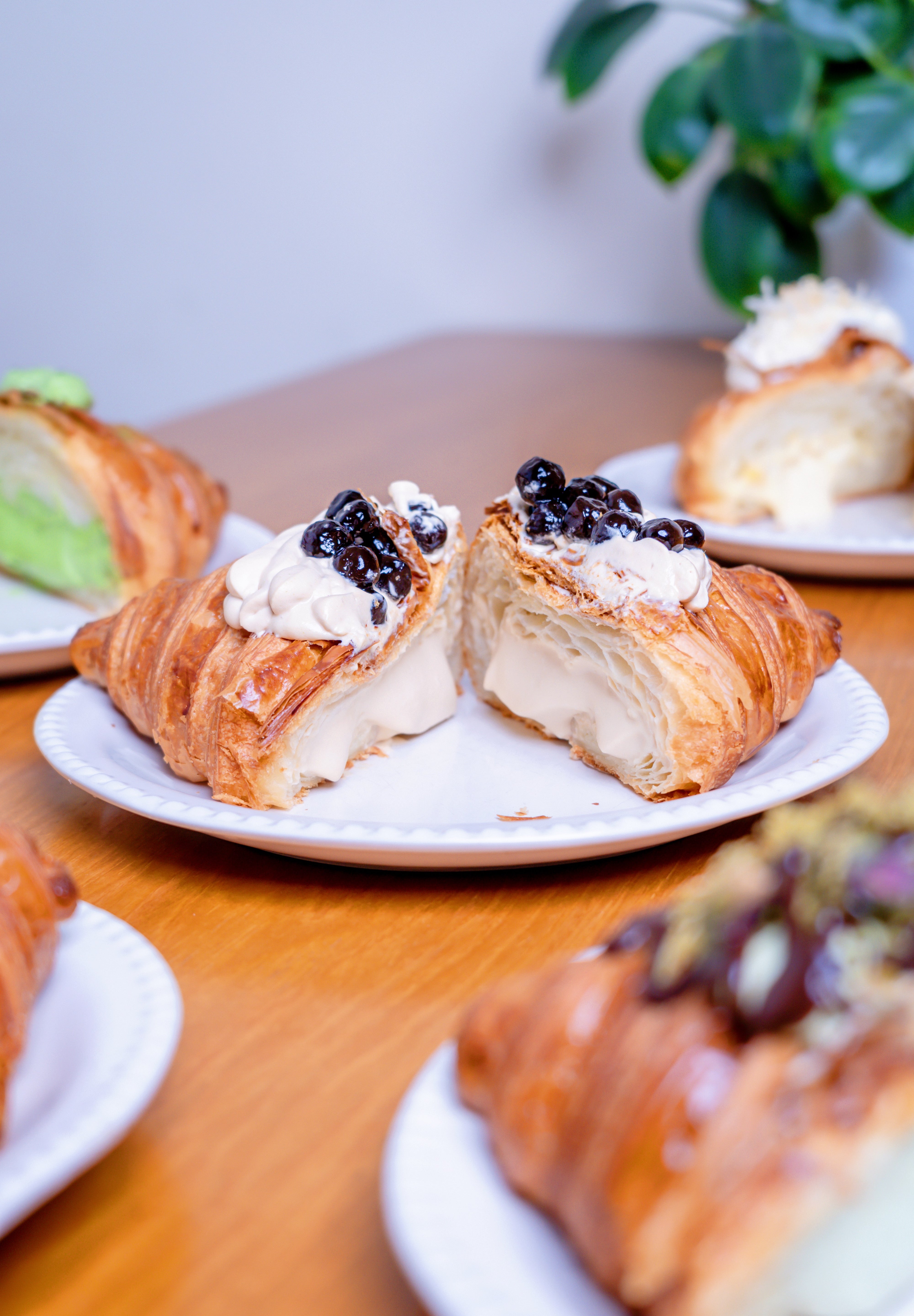 Signature Bubble Tea Lava Croissant