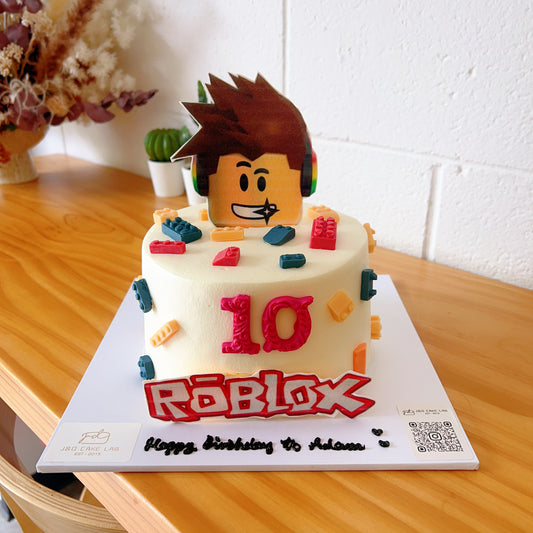 Edible Printing Roblox Birthday Cake